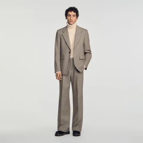 Wool suit jacket