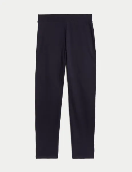 Marks & Spencer Cotton Rich Straight Leg Joggers Navy