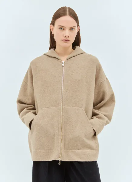 Oversized Wool-And-Cashmere Sweatshirt