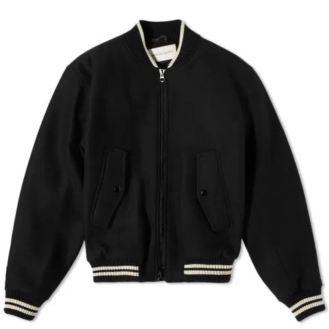 Vellow Wool Bomber Jacket