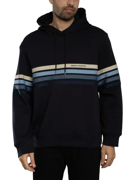 Striped Pullover Hoodie