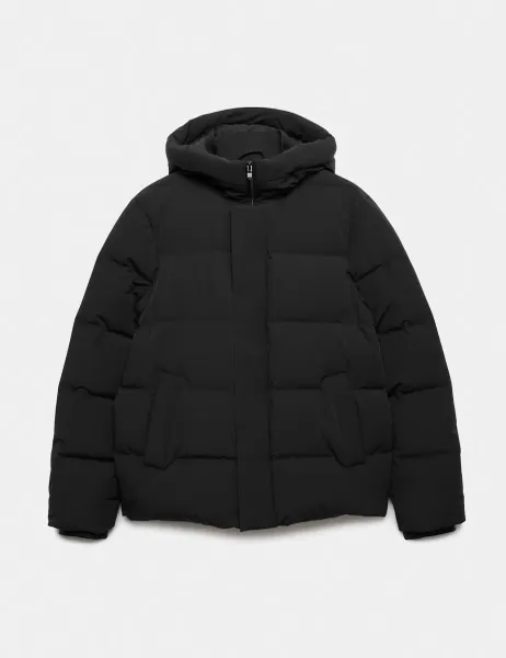 Autograph Feather & Down Puffer Jacket with Stormwear Black