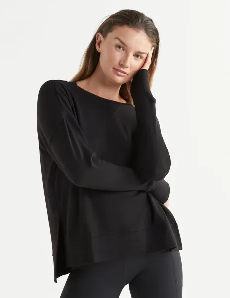 Lilybod Shelby Crew Neck Relaxed Fit Sweatshirt