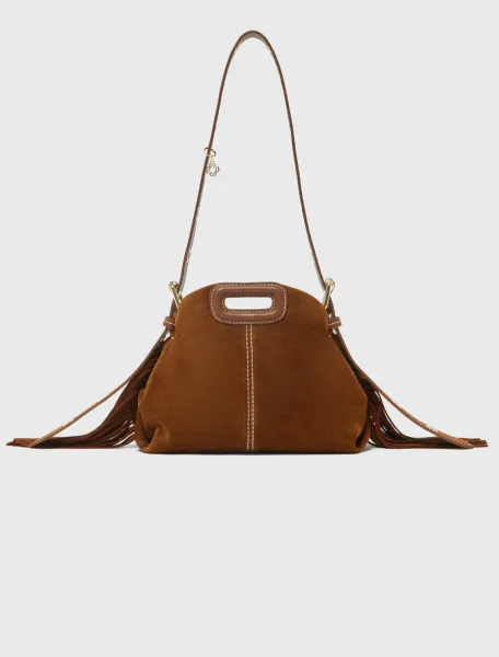 Topstitched suede Miss M Mini bag