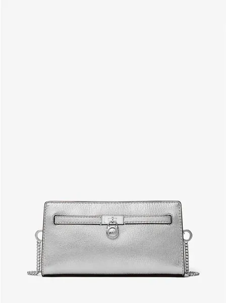 Hamilton Moderne Extra-Small Metallic Leather Convertible Crossbody Bag