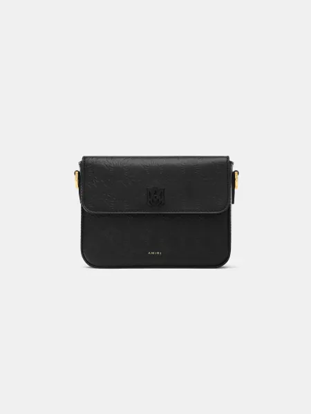 MA QUAD LEATHER CROSSBODY - Black