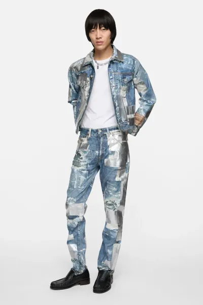 trompe-l'œil denim jacket