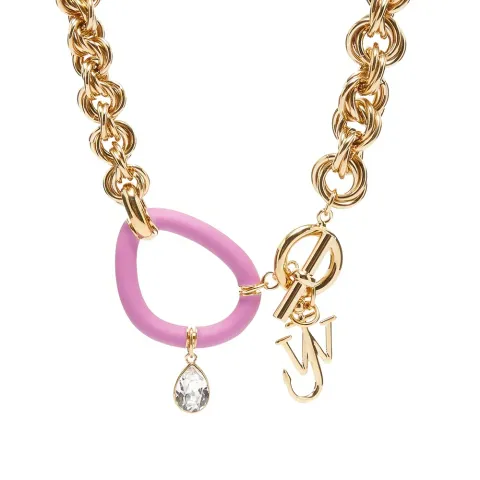 Oversized Chain Crystal Necklace