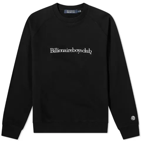 Embroidered Serif Crew Sweat