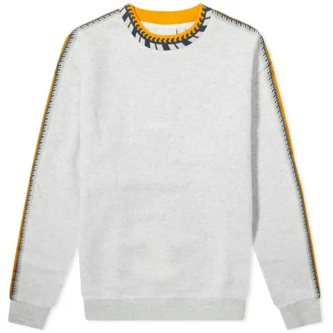 Rib Detail Crew Sweat