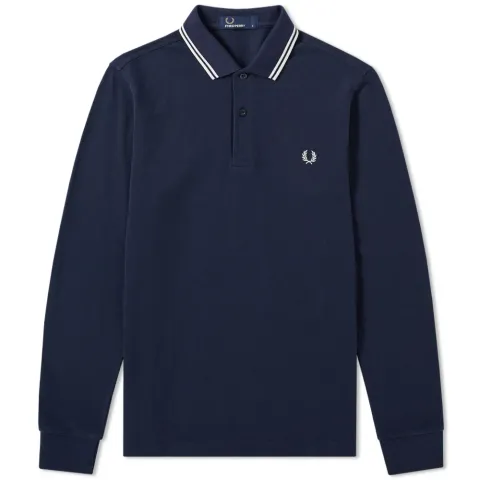 Fred Perry Long Sleeve Twin Tipped Polo