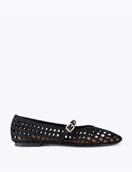 Kurt Geiger Braided Flat Ballet Pumps