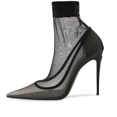 Mesh Heel Boots