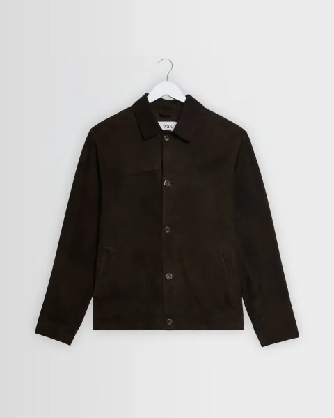 Wax London Fen - Brown Suede Jacket
