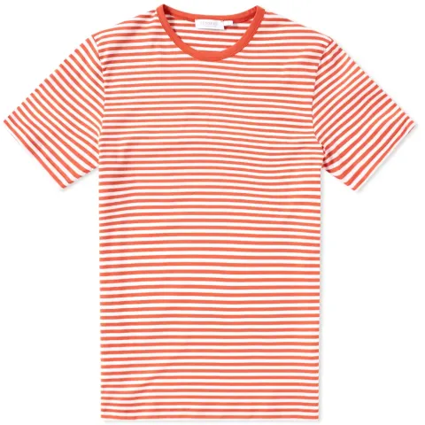 English Stripe Crew Neck Tee
