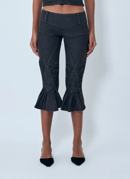 Cropped Flared Jeans