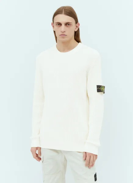 Compass Patch Rib Sweater