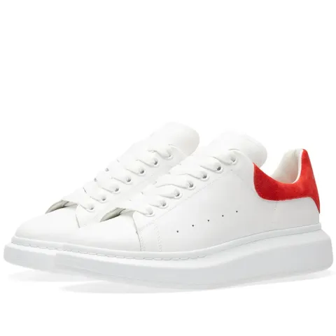 Wedge Sole Suede Heel Tab Sneaker