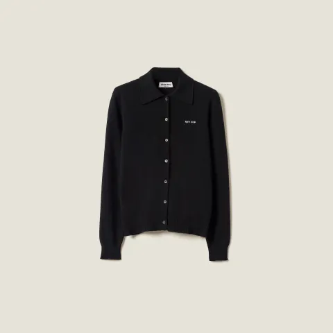 Cashmere knit cardigan