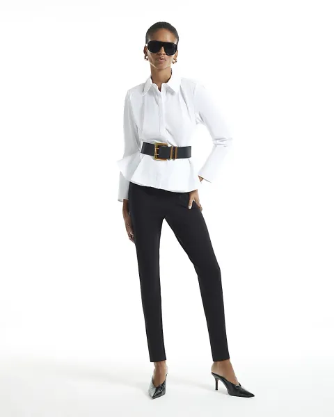 River Island Black Ponte Leggings