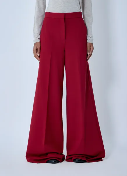 Wide-Leg Tailored Pants