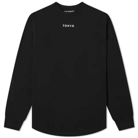 Long Sleeve Tokyo Sprayed Back Print T-Shirt