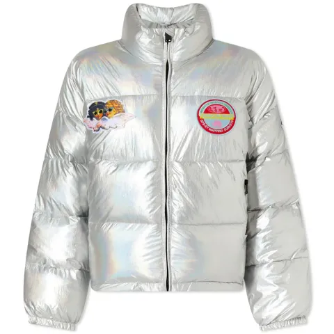 x Fiorucci Logo Puffer Jacket