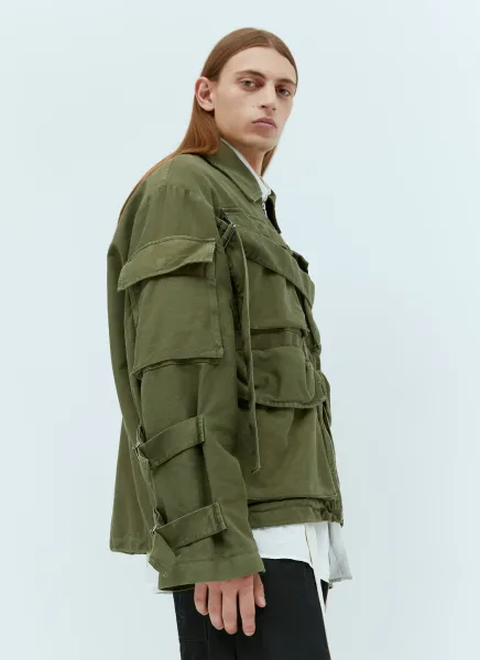 Overdyed Cargo Jacket