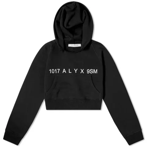 Cropped Logo Hoodie