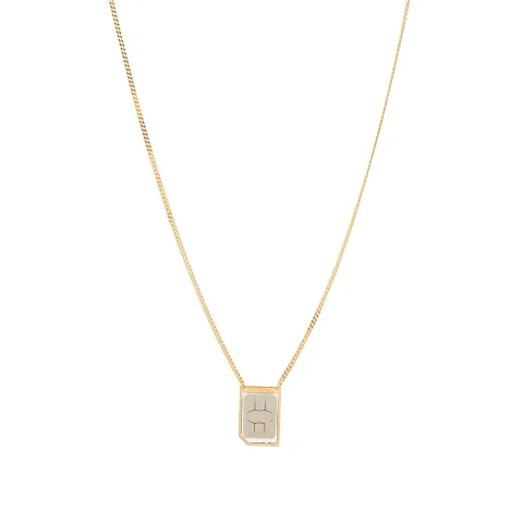 x Gab Bois Sim Card Pendant Necklace