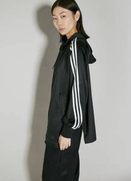 Satin Hooded Track Jacket