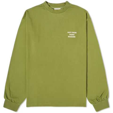 Drôle de Monsieur Not From Paris Madame Long Sleeve T-Shirt