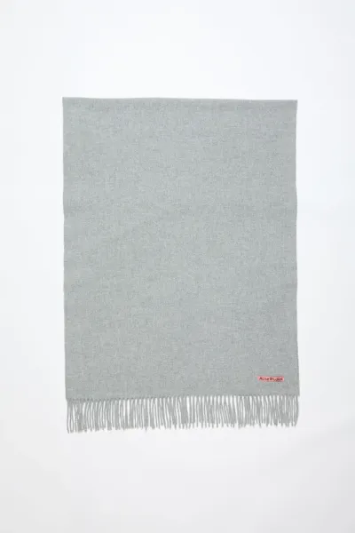 Fringe wool scarf - oversized
