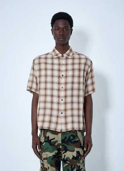 Short-Sleeve Check Shirt