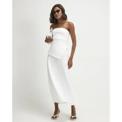 River Island Bandeau Hybrid Maxi Dress