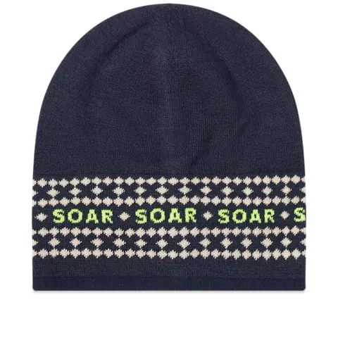 Jacquard Pattern Merino Beanie