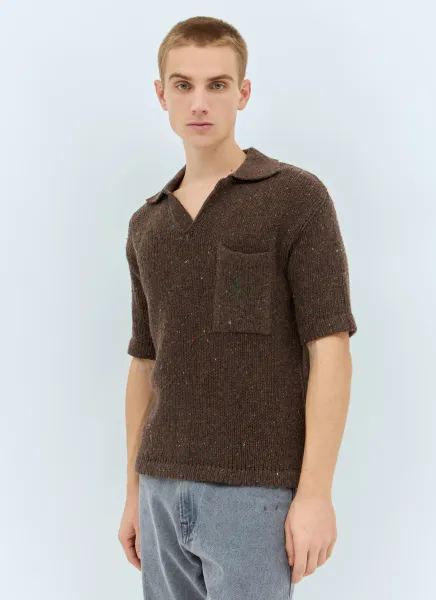 Wool-Blend Polo Shirt