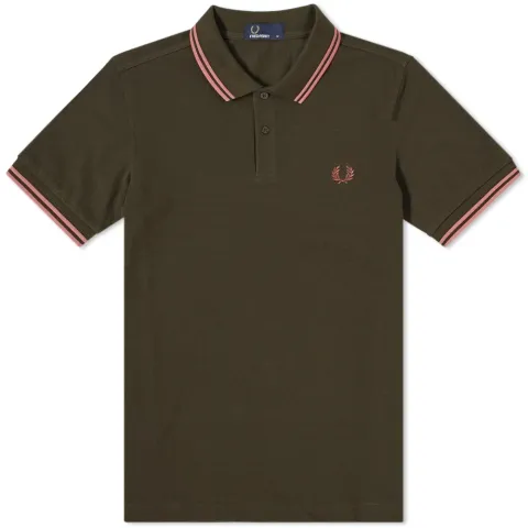 Fred Perry Slim Fit Twin Tipped Polo