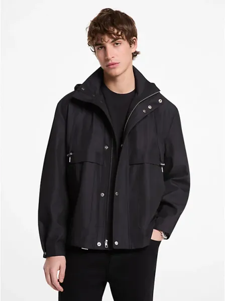Michael Kors Water-Resistant Windbreaker Jacket