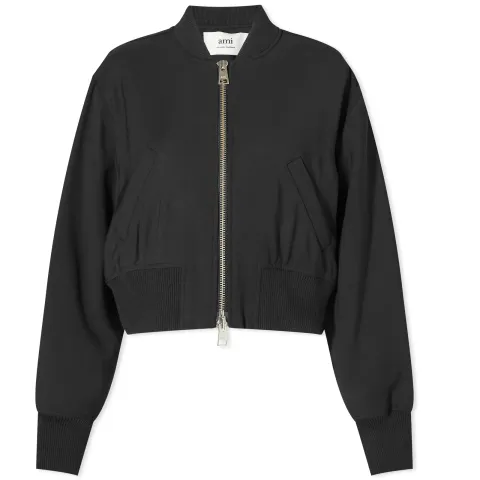 Zipped Bomber Jacket