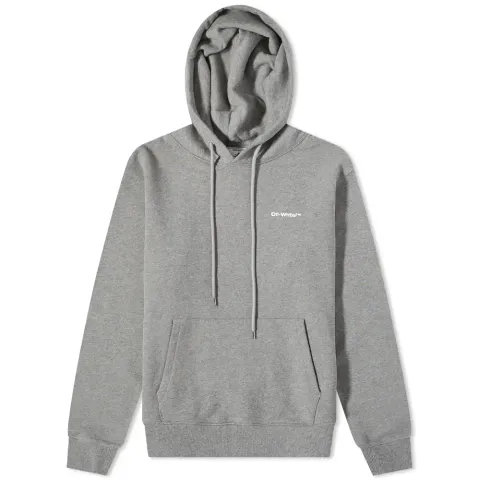Wave Outline Diagonal Slim Hoodie