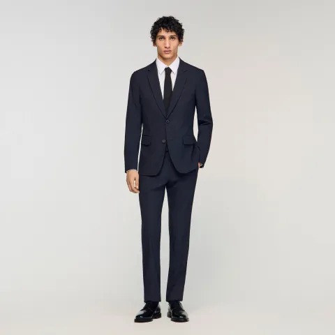 Wool suit jacket