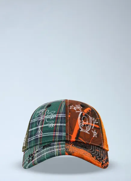 Patchwork Embroidered Cap