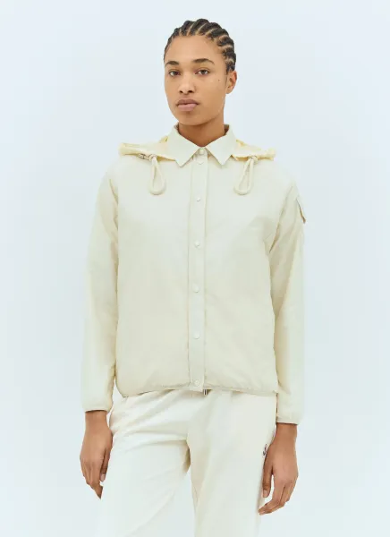 Hooded Shirt Down Jacket