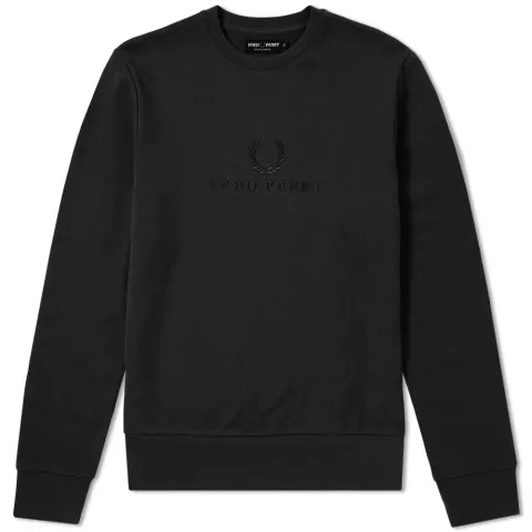 Fred Perry Tonal Embroidered Sweat