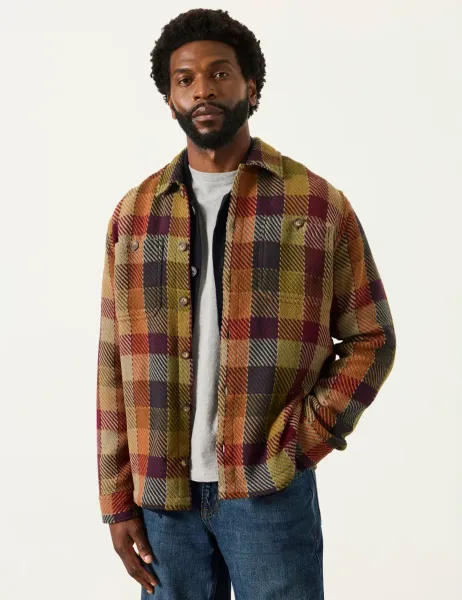 Regular Fit Pure Cotton Overshirt Multi