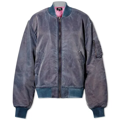 Dyed Nylon Bomber