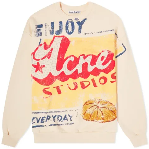 Large Logo Crew Sweat