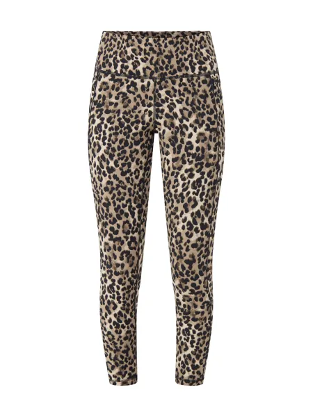 Sweaty Betty Power 7/8 Piping Workout Leggings – Brown Ink Leopard Print