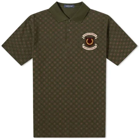 Emroidered Shield Polo Shirt